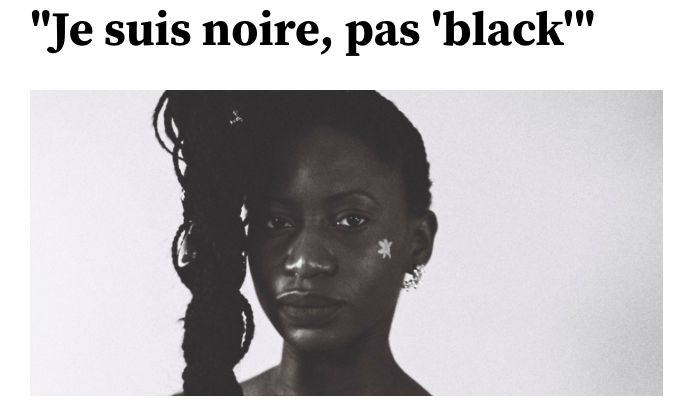 Témoigagne : En France, on a du mal avec le mot "noir".