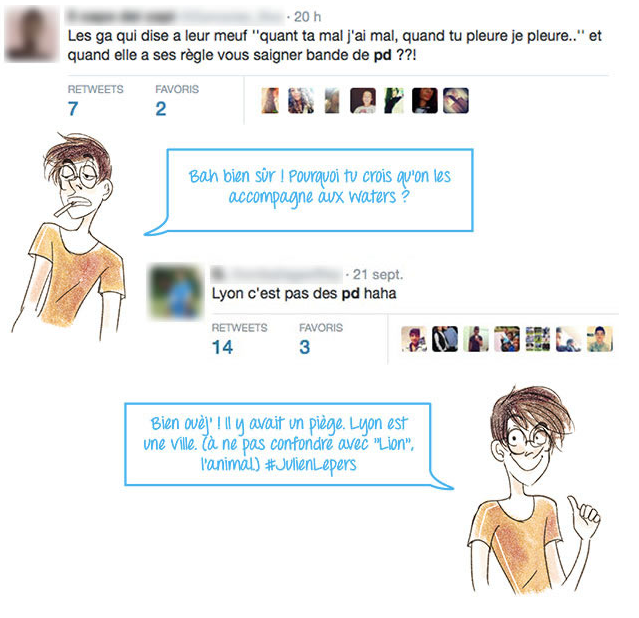 Répondre à une insulte banale